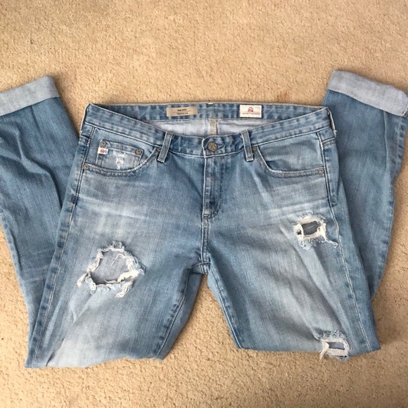 AG Distressed The Stilt Jeans! - Picture 2 of 8